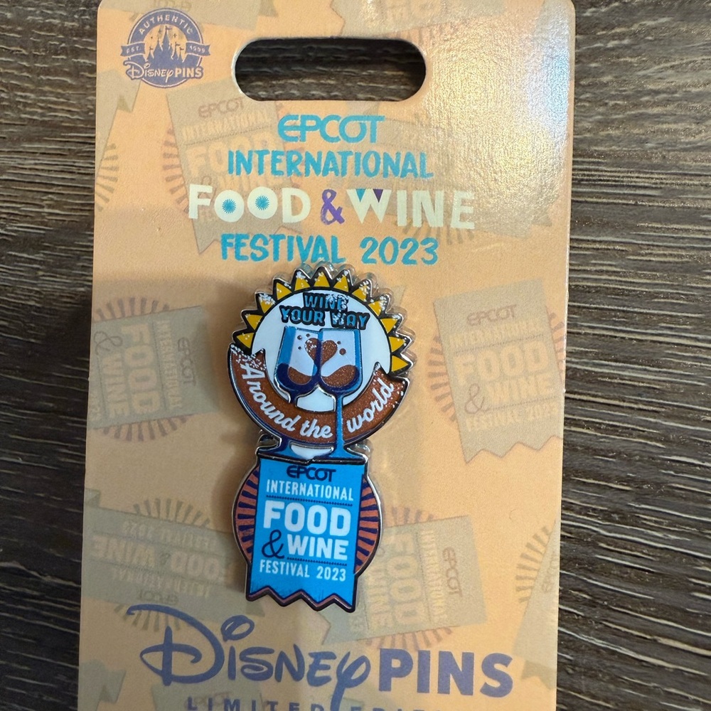 Limited Edition "Wine Your Way Around the World" Disney Pin